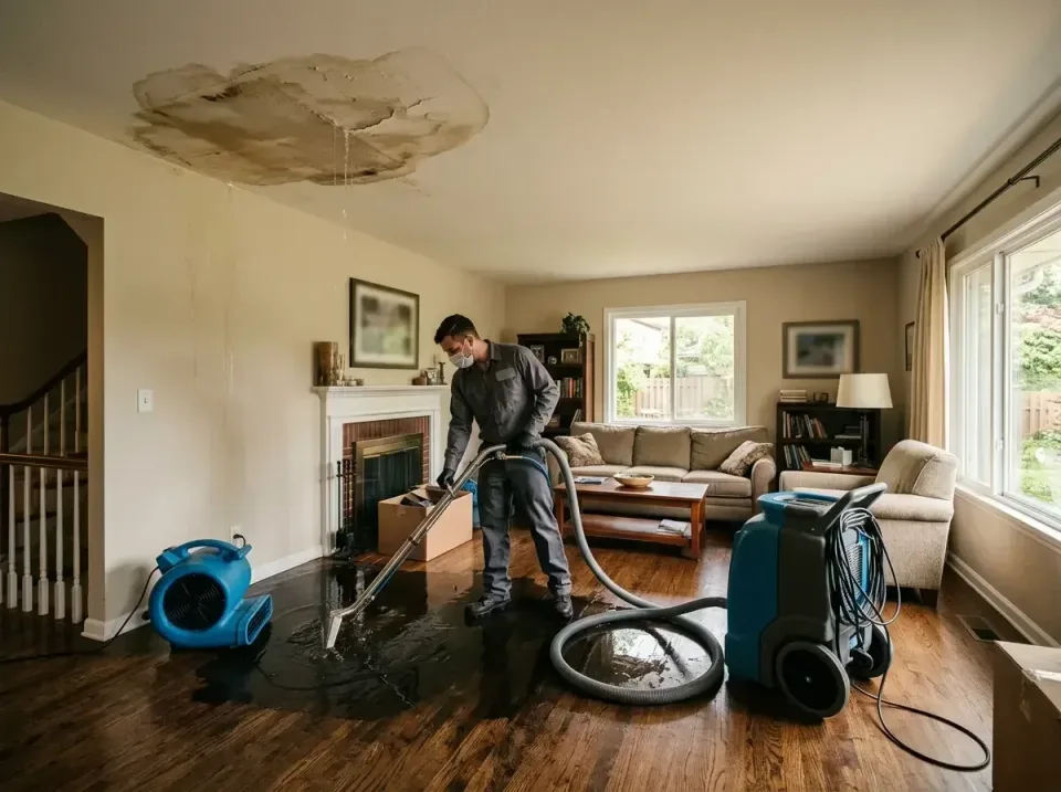 attic-pipe-burst-ceiling-drip-008 — frequently asked questions, Water Damage Restoration & Carpet Care in Columbus, OH